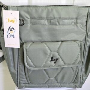 Lu Toss Convertible Crossbody Bag in Sage